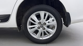 Used 2020 Toyota Yaris [2018-2021] G CVT Petrol Automatic tyres LEFT REAR TYRE RIM VIEW