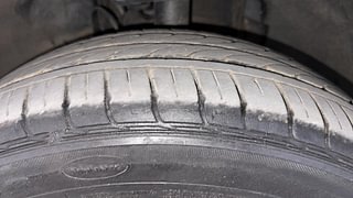 Used 2021 Tata Tiago XZA+ AMT Petrol Automatic tyres LEFT FRONT TYRE TREAD VIEW