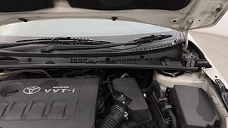 Used 2014 Toyota Corolla Altis [2014-2017] G Petrol Petrol Manual engine ENGINE LEFT SIDE HINGE & APRON VIEW
