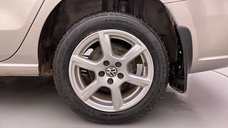 Used 2012 Volkswagen Vento [2010-2015] Highline Petrol AT Petrol Automatic tyres LEFT REAR TYRE RIM VIEW