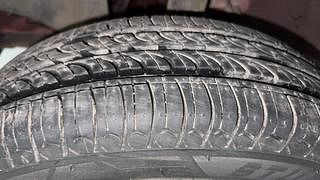 Used 2017 Tata Nano [2014-2018] Twist XTA Petrol Petrol Automatic tyres LEFT FRONT TYRE TREAD VIEW
