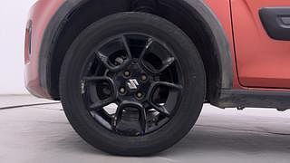 Used 2022 Maruti Suzuki Ignis Alpha AMT Petrol Dual Tone Petrol Automatic tyres LEFT FRONT TYRE RIM VIEW