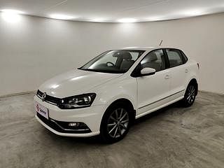 Used 2019 Volkswagen Ameo [2017-2020] Highline Plus 1.5L AT (D) Diesel Automatic exterior LEFT FRONT CORNER VIEW
