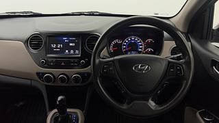Used 2017 Hyundai Grand i10 [2017-2020] Sportz (O) AT 1.2 Kappa VTVT Petrol Automatic interior STEERING VIEW