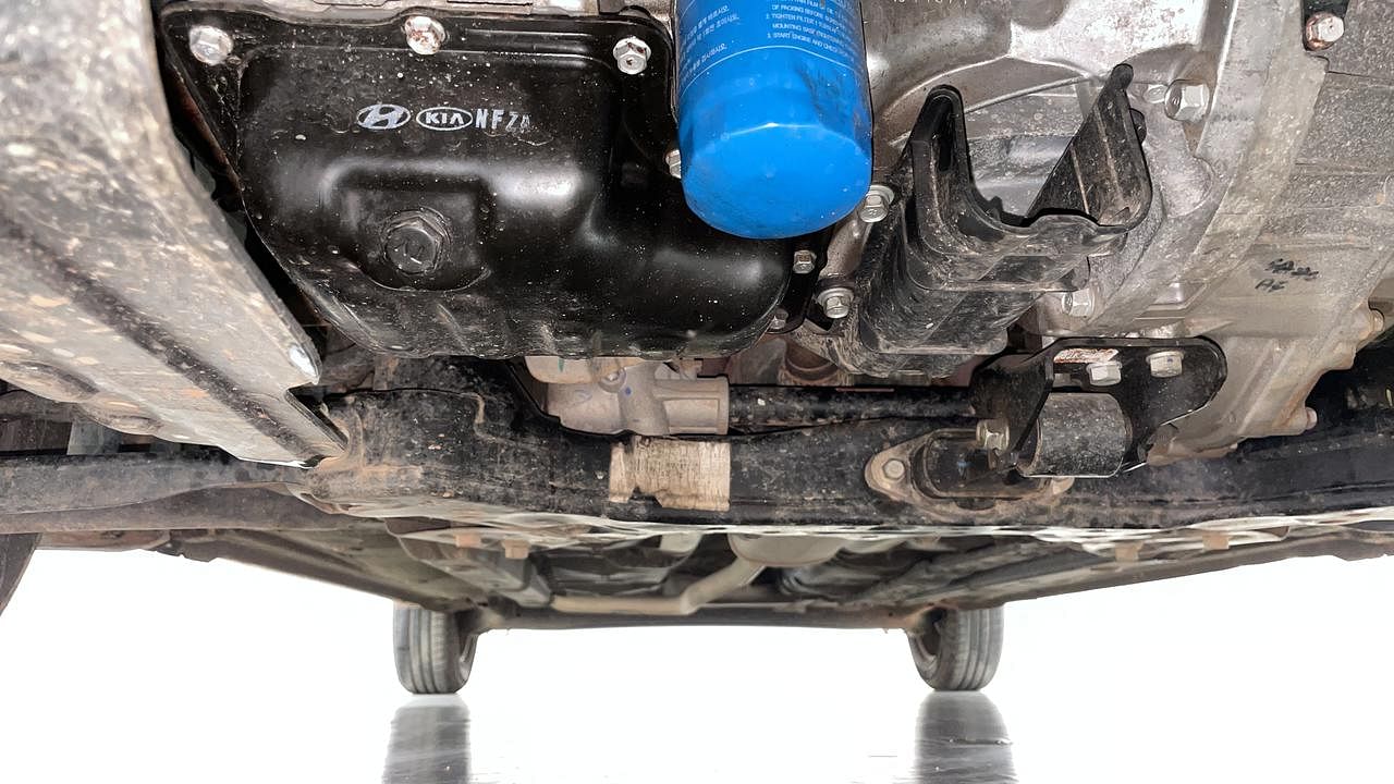 Used 2018 Hyundai Grand i10 [2017-2020] Sportz 1.2 Kappa VTVT Petrol Manual extra FRONT LEFT UNDERBODY VIEW