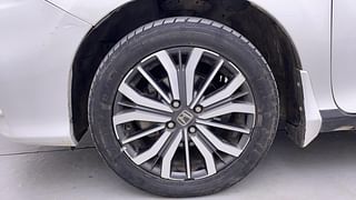 Used 2017 Honda City [2017-2020] ZX CVT Petrol Automatic tyres LEFT FRONT TYRE RIM VIEW