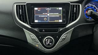 Used 2017 Maruti Suzuki Baleno [2015-2019] Alpha Petrol Petrol Manual interior MUSIC SYSTEM & AC CONTROL VIEW