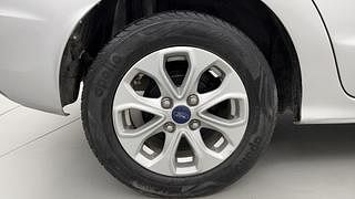 Used 2017 Ford Figo Aspire [2015-2019] Titanium 1.2 Ti-VCT Petrol Manual tyres RIGHT REAR TYRE RIM VIEW