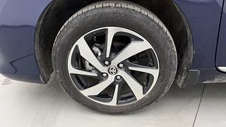 Used 2023 Toyota Glanza V AMT Petrol Automatic tyres LEFT FRONT TYRE RIM VIEW