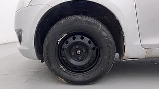 Used 2012 Maruti Suzuki Swift [2011-2017] VDi Diesel Manual tyres LEFT FRONT TYRE RIM VIEW