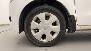 Used 2022 Maruti Suzuki Wagon R 1.0 VXI CNG Petrol+cng Manual tyres LEFT FRONT TYRE RIM VIEW