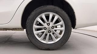 Used 2014 Toyota Etios [2010-2017] VX D Diesel Manual tyres LEFT REAR TYRE RIM VIEW