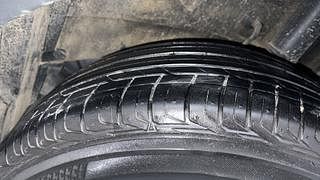 Used 2023 Tata Nexon XZ Plus S Petrol Manual tyres LEFT REAR TYRE TREAD VIEW