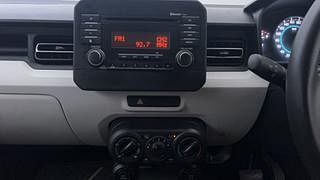 Used 2019 Maruti Suzuki Ignis [2017-2020] Zeta AMT Petrol Petrol Automatic interior MUSIC SYSTEM & AC CONTROL VIEW