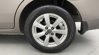 Used 2014 Nissan Sunny [2011-2014] XV Petrol Manual tyres LEFT REAR TYRE RIM VIEW