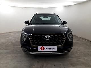 Used 2022 Hyundai Alcazar Signature (O) 7 STR 2.0 Petrol AT Petrol Automatic exterior FRONT VIEW