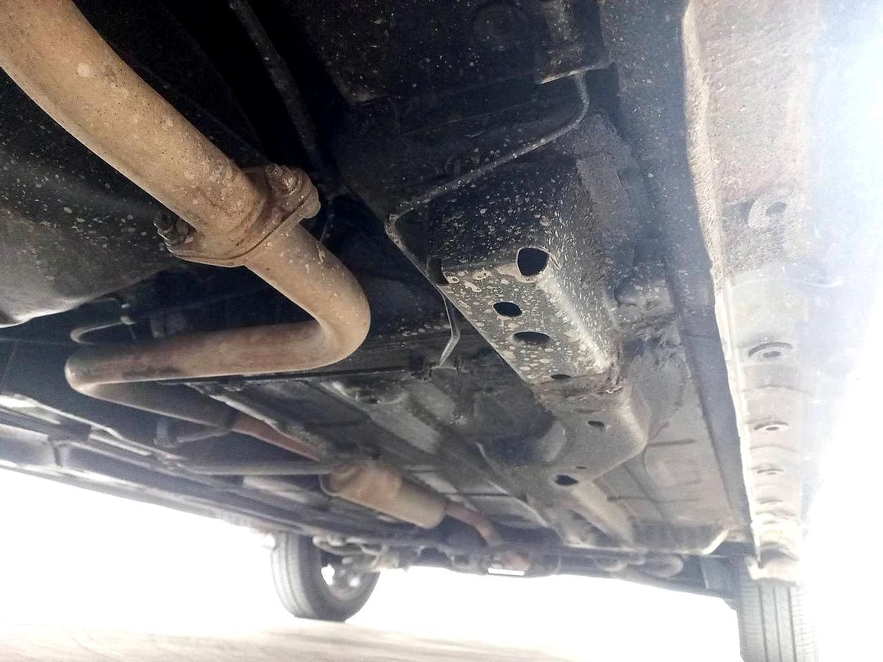 Used 2021 Tata Tiago XZA+ AMT Petrol Automatic extra REAR RIGHT UNDERBODY VIEW