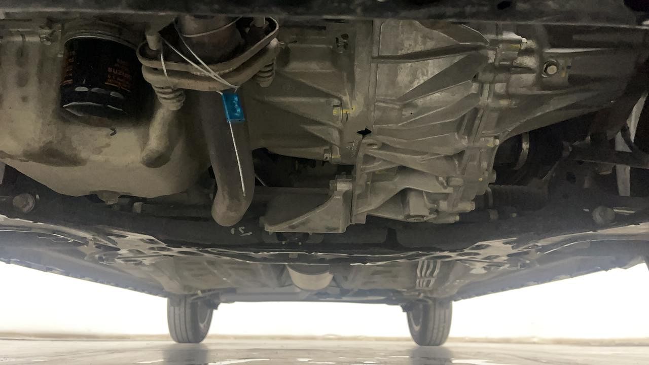 Used 2022 Maruti Suzuki Ignis Zeta AMT Petrol Petrol Automatic extra FRONT LEFT UNDERBODY VIEW