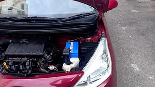 Used 2015 Hyundai Grand i10 [2013-2017] Sportz 1.2 Kappa VTVT Petrol Manual engine ENGINE LEFT SIDE HINGE & APRON VIEW