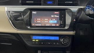 Used 2016 Toyota Corolla Altis [2014-2017] GL Petrol Petrol Manual interior MUSIC SYSTEM & AC CONTROL VIEW