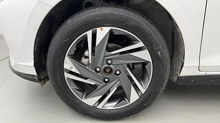 Used 2022 Hyundai New i20 Asta (O) 1.2 MT Petrol Manual tyres LEFT FRONT TYRE RIM VIEW