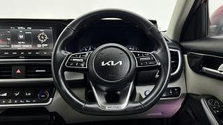 Used 2021 Kia Seltos HTX G Petrol Manual interior STEERING VIEW