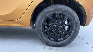 Used 2018 Tata Tiago [2016-2020] Revotron XZA AMT Petrol Automatic tyres LEFT REAR TYRE RIM VIEW