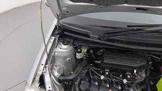 Used 2017 Toyota Etios Liva [2017-2020] V Petrol Manual engine ENGINE RIGHT SIDE HINGE & APRON VIEW