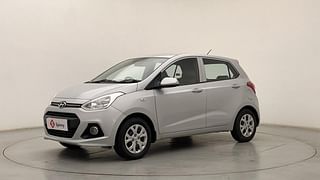 Used 2014 Hyundai Grand i10 [2013-2017] Magna 1.2 Kappa VTVT CNG (outside fitted) Petrol+cng Manual exterior LEFT FRONT CORNER VIEW