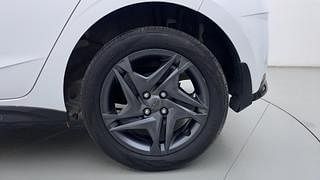 Used 2022 Hyundai New i20 Sportz 1.2 MT Petrol Manual tyres LEFT REAR TYRE RIM VIEW