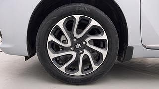 Used 2023 Maruti Suzuki Baleno Alpha AT Petrol Petrol Automatic tyres LEFT FRONT TYRE RIM VIEW