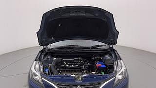 Used 2018 Maruti Suzuki Baleno [2015-2019] Alpha Petrol Petrol Manual engine ENGINE & BONNET OPEN FRONT VIEW