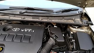 Used 2014 Toyota Corolla Altis [2014-2017] GL Petrol Petrol Manual engine ENGINE LEFT SIDE HINGE & APRON VIEW