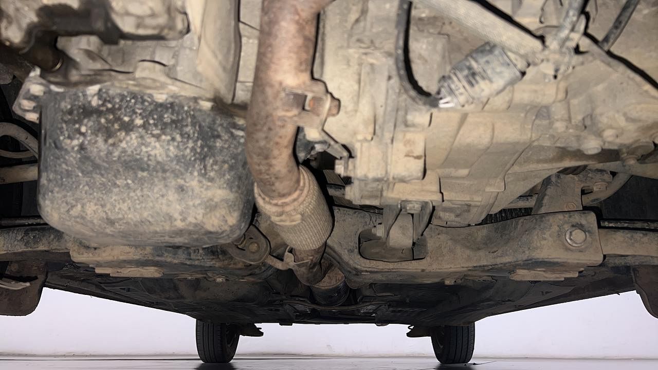 Used 2015 Volkswagen Polo [2015-2019] Trendline 1.2L (P) Petrol Manual extra FRONT LEFT UNDERBODY VIEW