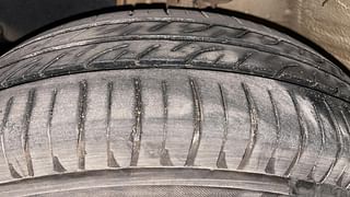 Used 2016 Mahindra KUV100 [2015-2017] K4 6 STR Petrol Manual tyres LEFT FRONT TYRE TREAD VIEW