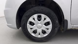 Used 2014 Nissan Micra [2013-2020] XV Petrol Petrol Manual tyres LEFT FRONT TYRE RIM VIEW
