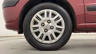 Used 2010 Hyundai Santro Xing [2007-2014] GLS Petrol Manual tyres LEFT FRONT TYRE RIM VIEW
