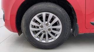 Used 2019 Maruti Suzuki Swift [2017-2021] VXi Petrol Manual tyres LEFT FRONT TYRE RIM VIEW