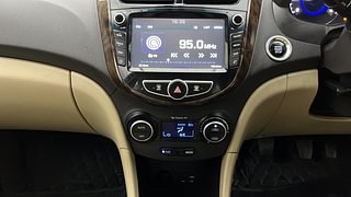 Used 2017 Hyundai Fluidic Verna 4S [2015-2017] 1.6 CRDi SX Diesel Manual interior MUSIC SYSTEM & AC CONTROL VIEW