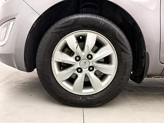 Used 2014 Hyundai i20 [2012-2014] Asta 1.4 CRDI Diesel Manual tyres LEFT FRONT TYRE RIM VIEW