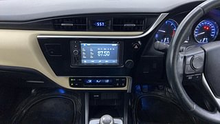 Used 2017 Toyota Corolla Altis [2017-2020] G Diesel Diesel Manual interior MUSIC SYSTEM & AC CONTROL VIEW