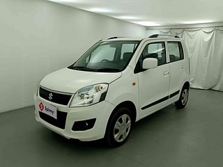 Used 2014 Maruti Suzuki Wagon R 1.0 [2010-2019] VXi Petrol Manual exterior LEFT FRONT CORNER VIEW