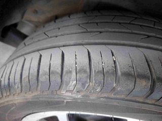 Used 2022 Volkswagen Virtus Topline 1.0 TSI AT Petrol Automatic tyres LEFT REAR TYRE TREAD VIEW