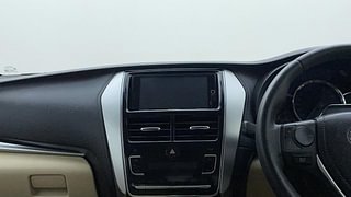 Used 2020 Toyota Yaris [2018-2021] VX CVT Petrol Automatic interior MUSIC SYSTEM & AC CONTROL VIEW