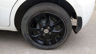 Used 2015 Nissan Micra [2013-2020] XV CVT Petrol Manual tyres LEFT REAR TYRE RIM VIEW