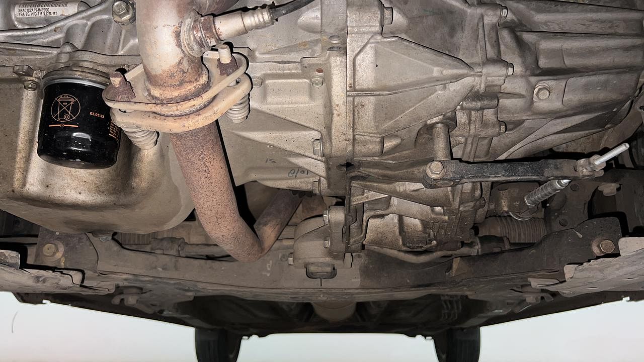 Used 2016 Maruti Suzuki Baleno [2015-2019] Alpha Petrol Petrol Manual extra FRONT LEFT UNDERBODY VIEW