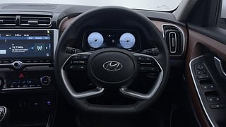 Used 2022 Hyundai Alcazar Platinum 7 STR 1.5 Diesel MT Diesel Manual interior STEERING VIEW