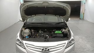 Used 2017 Hyundai Fluidic Verna 4S [2015-2018] 1.6 VTVT SX AT Petrol Automatic engine ENGINE & BONNET OPEN FRONT VIEW