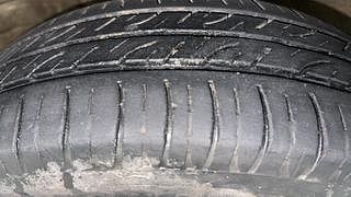 Used 2010 Maruti Suzuki Wagon R 1.0 [2010-2019] VXi Petrol Manual tyres LEFT FRONT TYRE TREAD VIEW