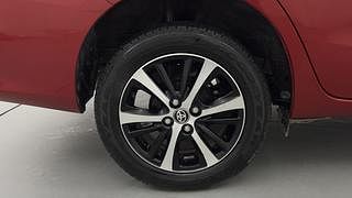 Used 2020 Toyota Yaris [2018-2021] G Petrol Manual tyres RIGHT REAR TYRE RIM VIEW